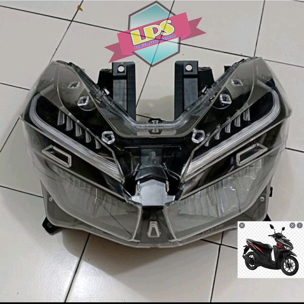 Reflektor Lampu Depan + Mika Vario All New 125 150 2018 2019 2020 2021 Termurah