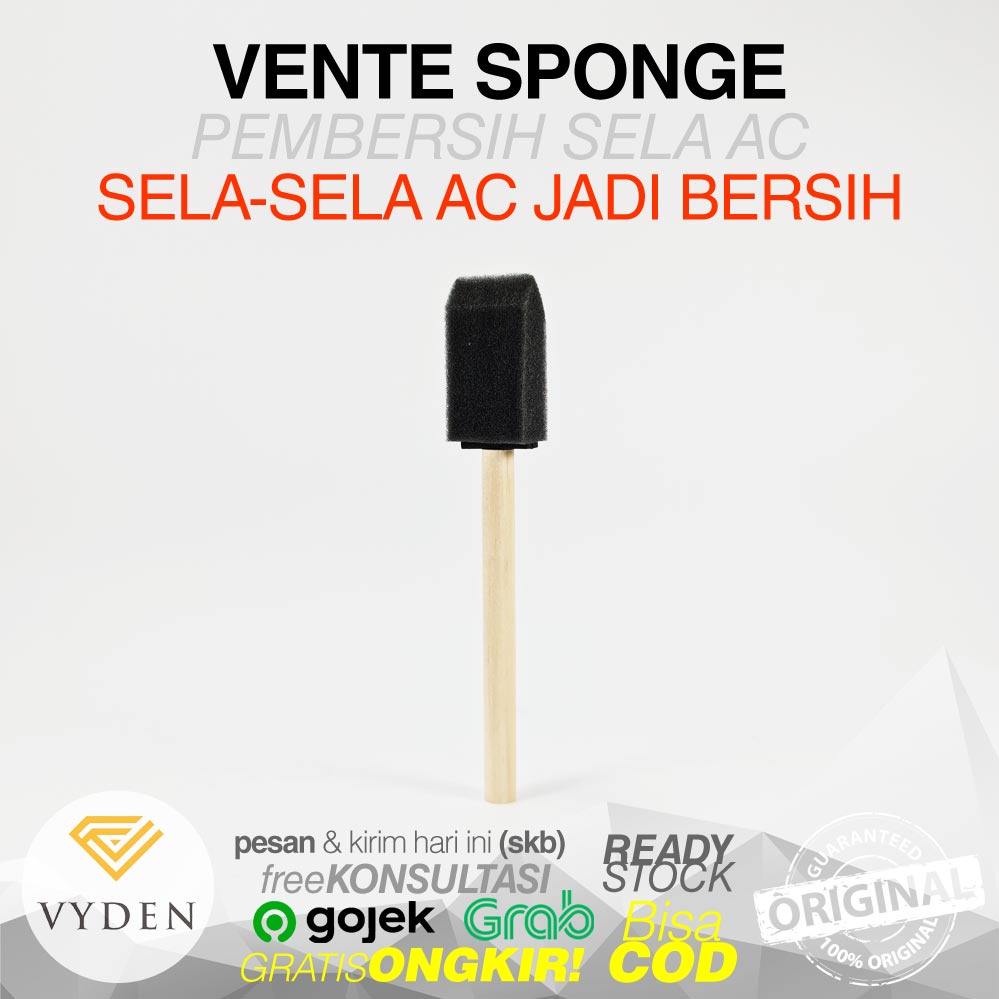 VYDEN Vente Sponge Brush Busa Pembersih Kisi AC Sela-Sela Interior Grill MURAH