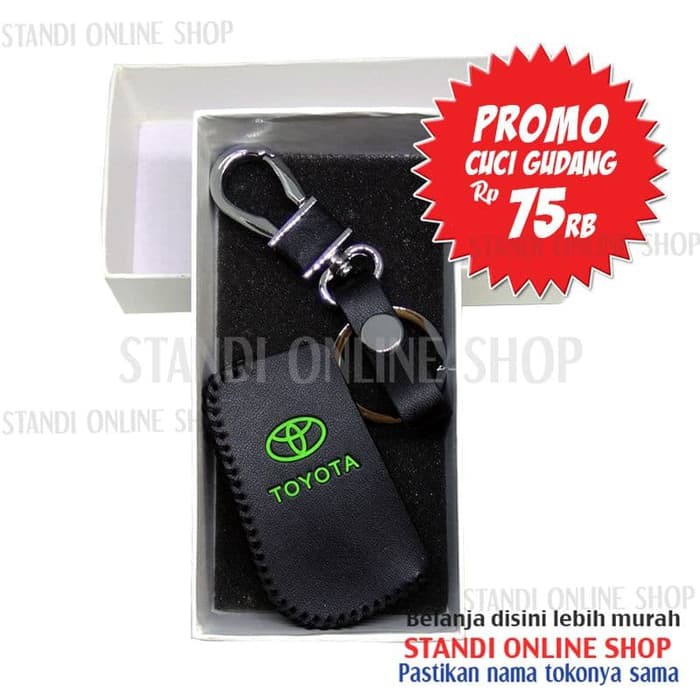 PROMO Leather Key Case Sarung Kunci Kulit Toyota All New Kijang Innova