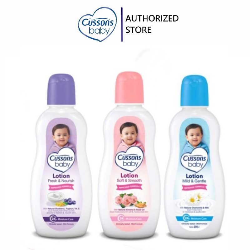 Cussons Baby Lotion 100ml 200ml - Cusson Losion Bayi 100ml 200ml