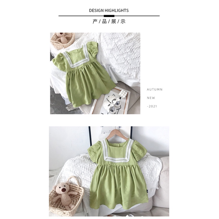 DRESS Anak Perempuan Dress GREENY Dres bayi motif korea Baju Dress Anak Cewek Import