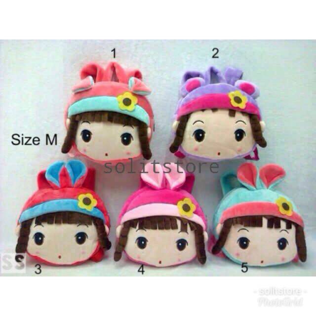 Tas Ransel Anak Bulat Pretty Girl Size M