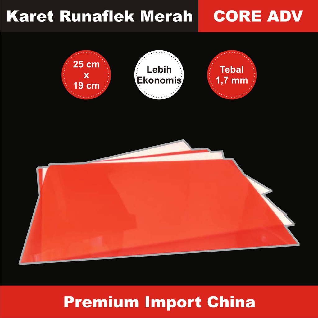 

Karet Stempel Runaflek Merah