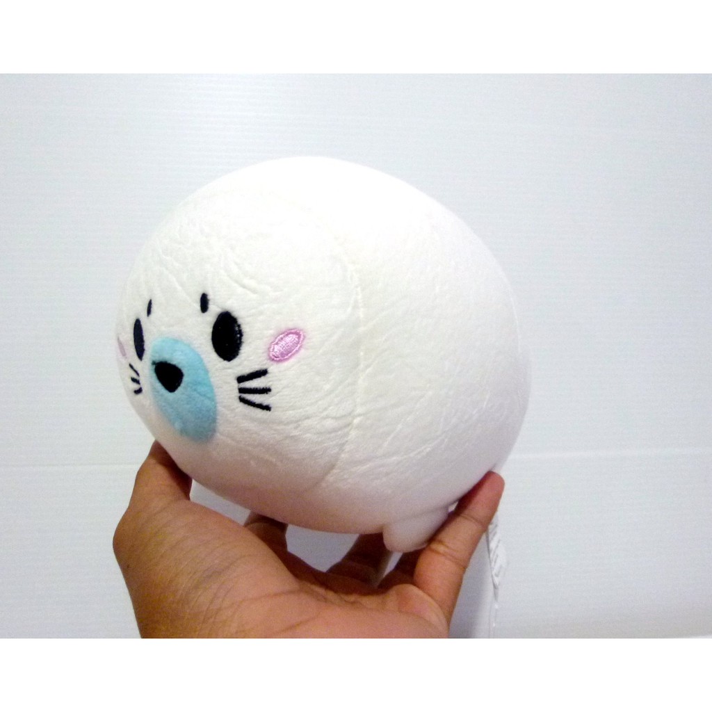 Boneka White Seal Original Snowbean Marine Critters Boneka Anjing Laut