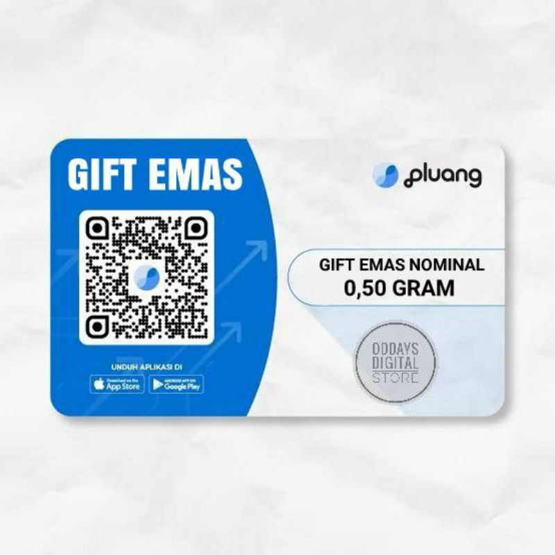 Emas Digital Atau Gift Emas Digital By PLUANG 0,50g