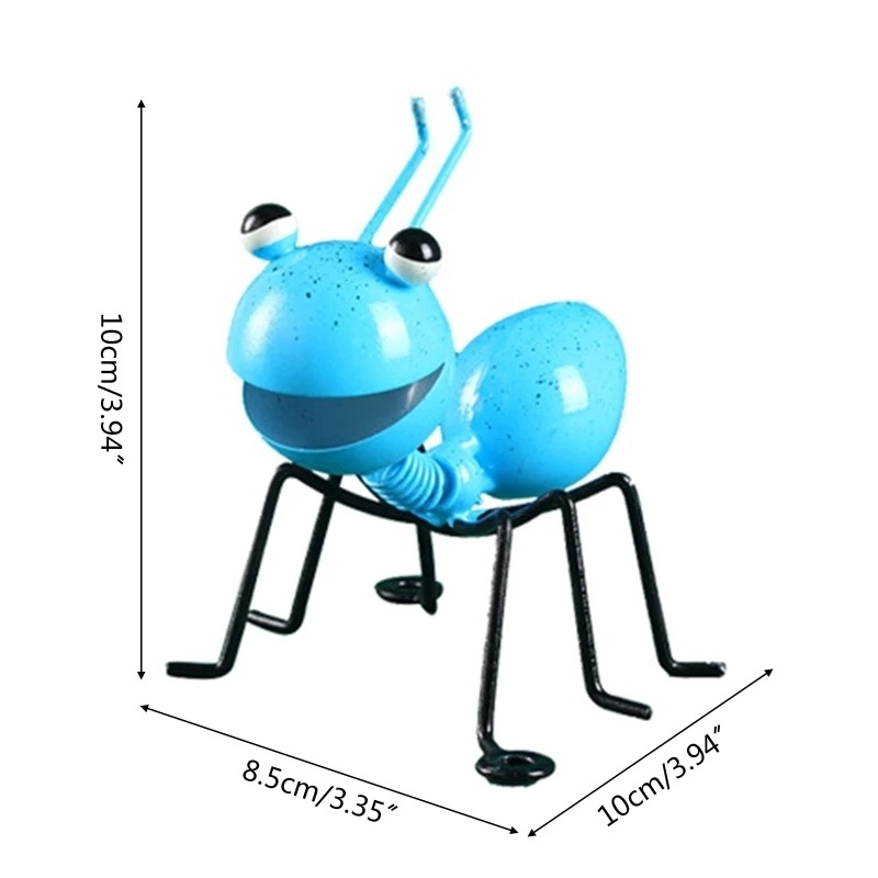 Ornamen Semut 3D Bahan Besi Metal Untuk Dekorasi Rumah