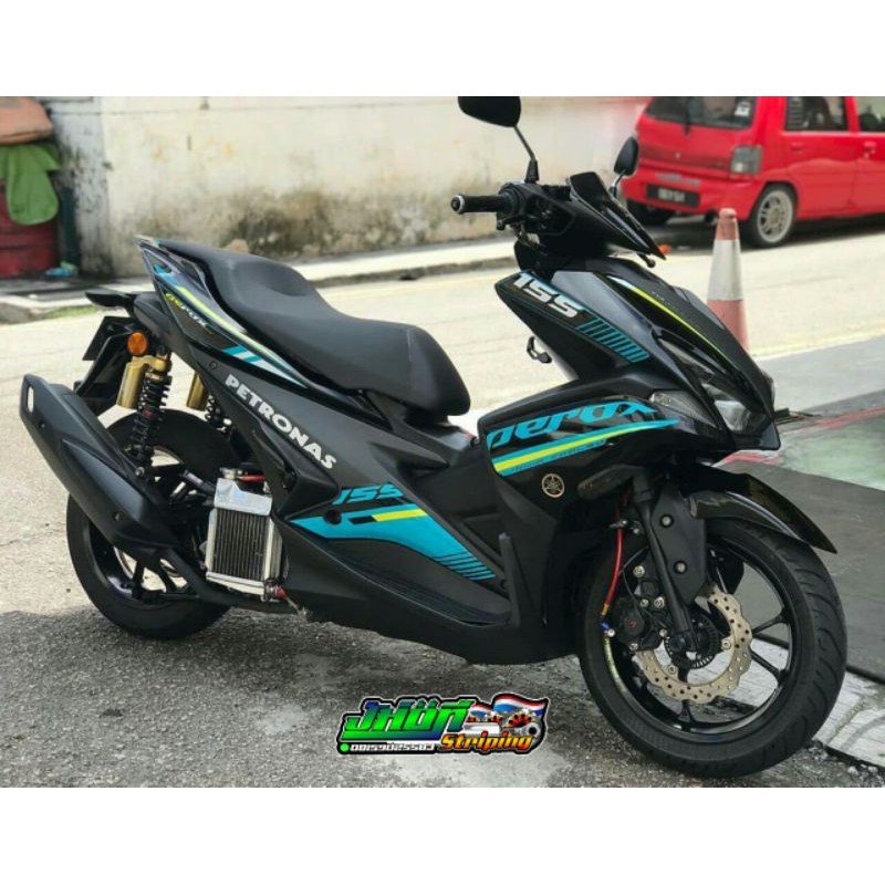 STRIPING STICKER AEROX NVX 155 SPECIAL EDITION TRANSPARAN UV 001
