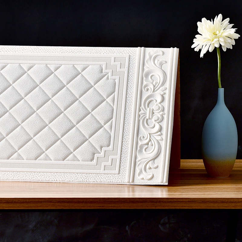 READY SEMUA WARNA [TEBAL] Wallpaper 3D Foam Tembok Dinding Motif Pintu Jendela/Stiker Foam 3D Dinding Dekorasi Ruangan-7