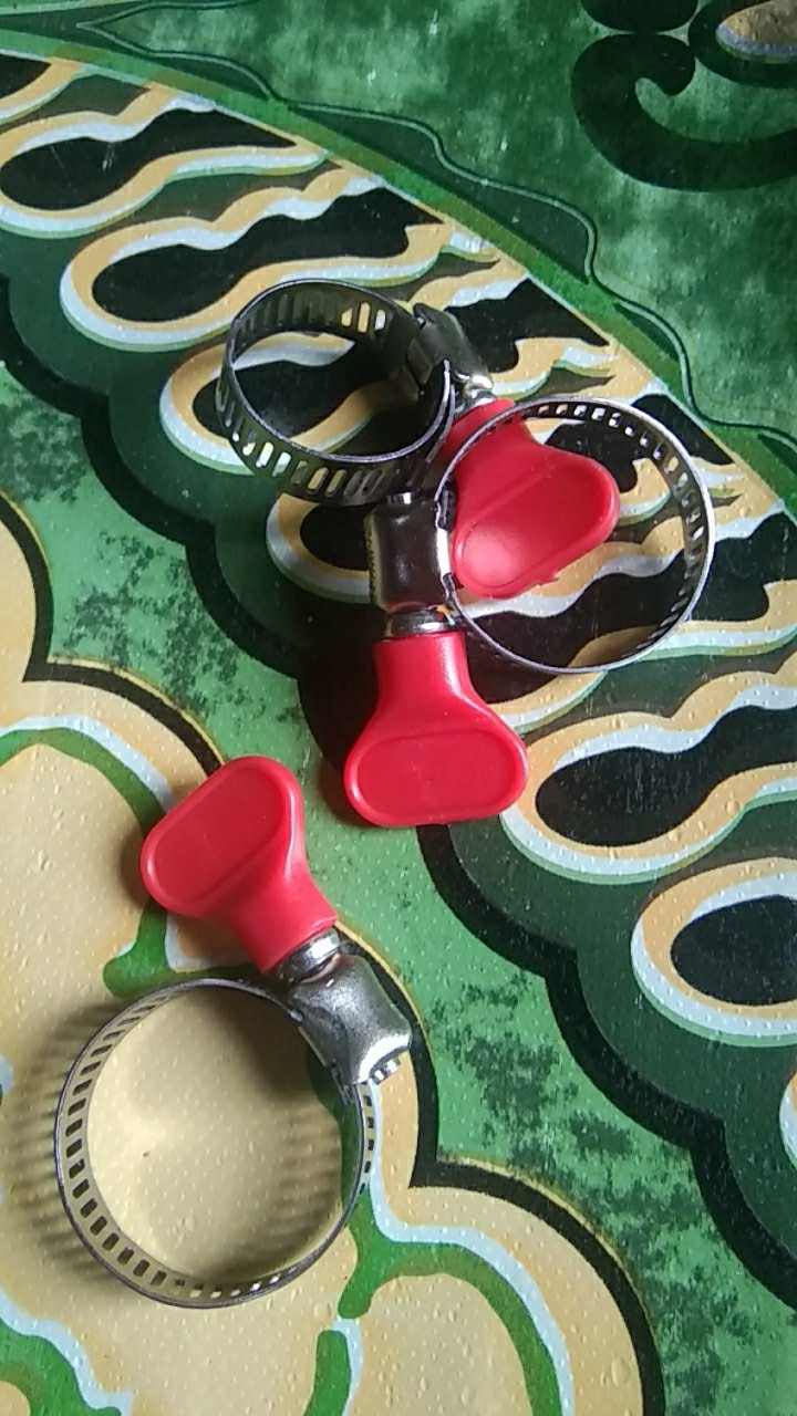 Klem Selang Gas Elpiji Stainless / Hose Clamp Asli Taiwan Ukuran 1