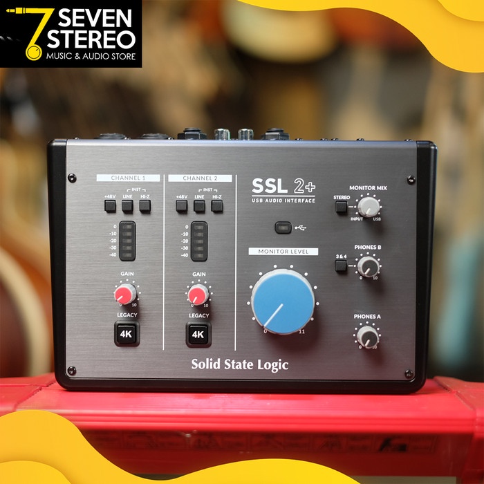 {suhadistore} Solid State Logic SSL 2 Plus SSL2 USB Soundcard Recording Diskon
