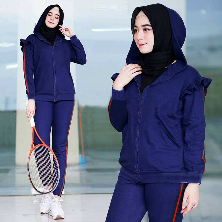 [Setelan Jaket Tanisha SW] setelan jaket wanita var color