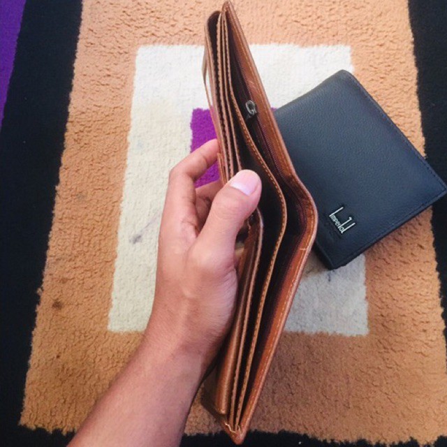 Dompet kulit asli model lipat biasa ukuran jumbo #dompetkulitasli #dompetpria #dompetcowok