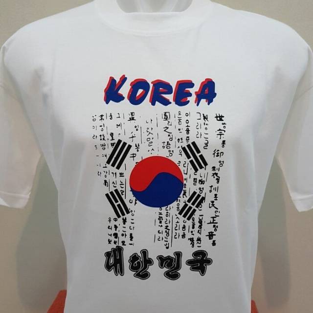 Kaos Korea Souvenir Negara Korea Seoul