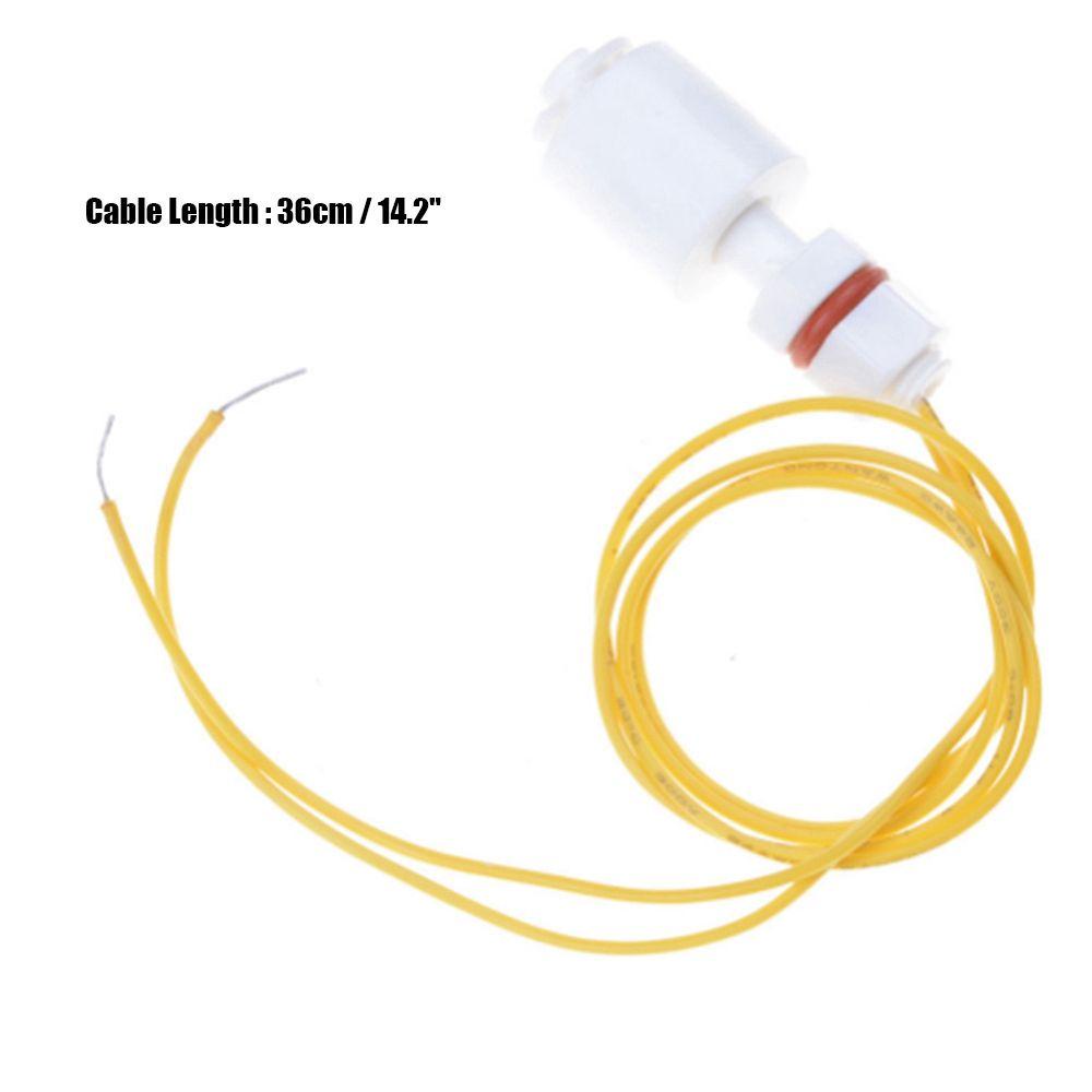 Solighter1 /2/3pcs Sensor Level Air Kabel Bawah Putih Baru Untuk Akuarium Mengapung Switch