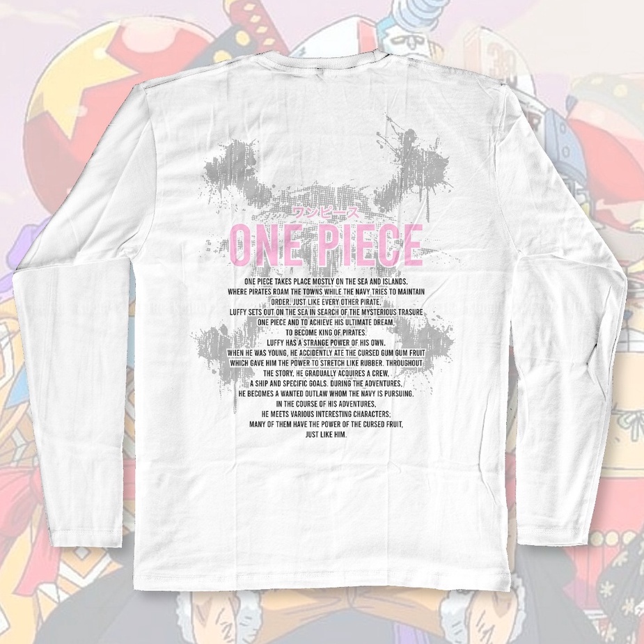 Longsleeve OP Story White Anime Manga One Piece