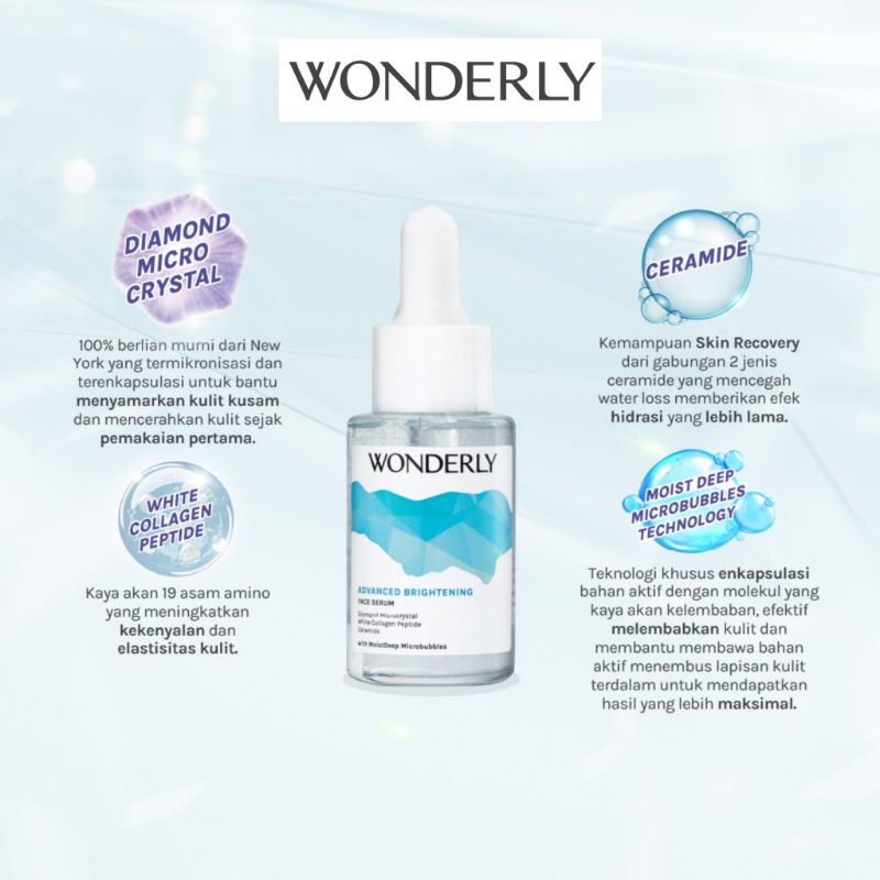 Wonderly Advanced Brightening Face Serum 15ml