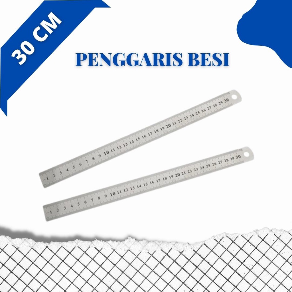 

Penggaris/Alat Sekolah/Alat Tulis Kantor/Perlengkapan Tulis/Alat Perlengkapan Sekolah/Perlengkapan/Penggaris Besi/Alat Sekolah/Sekolah/Besi/Penggaris Besi 30cm/Penggaris Sekolah