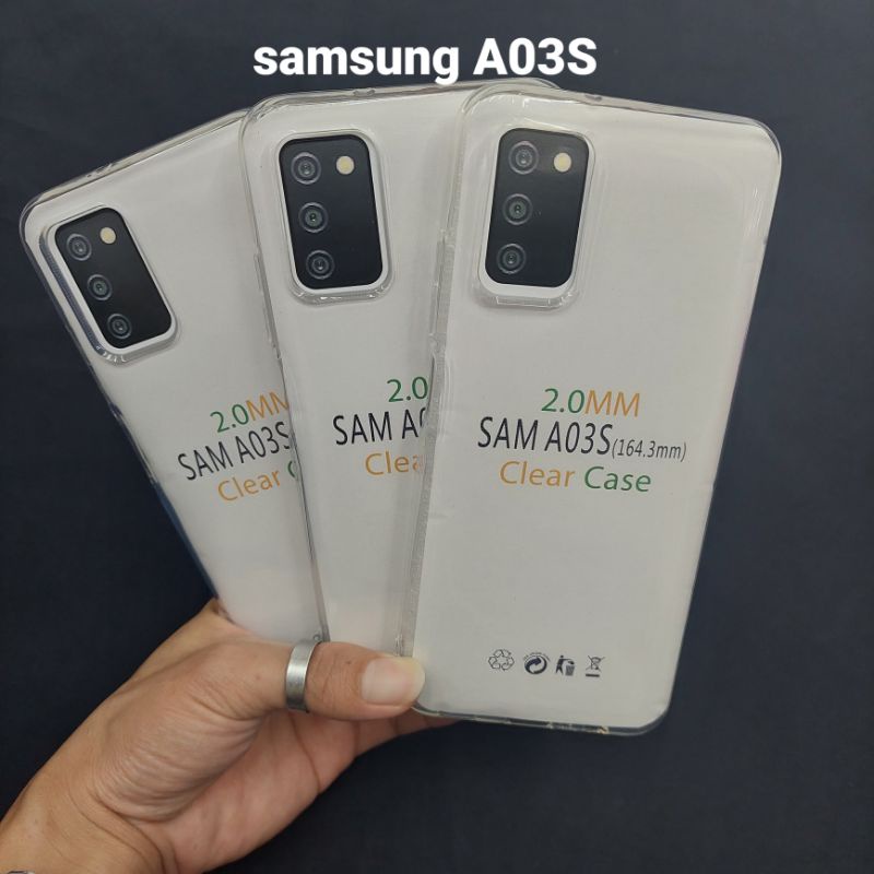 silicon clear case 2mm samsung A03S