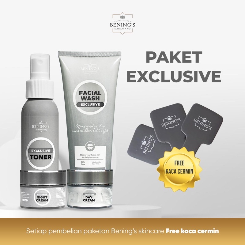 Paket Exclusive shale 25% Khusus Flek Hitam Bening's Skincare By dr.Oky Pratama ~ BENING'S CLINIC Perawatan wajah-1