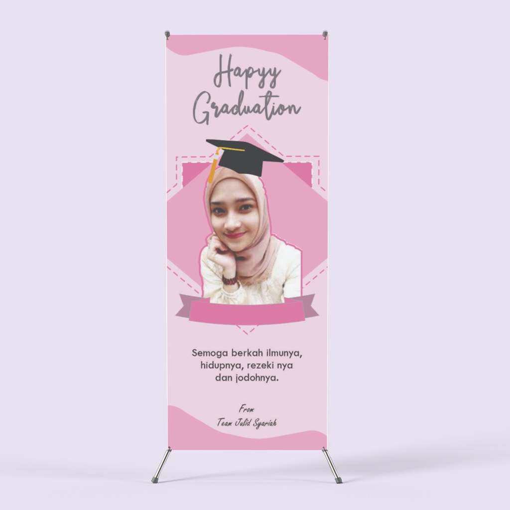 STANDING X BANNER - 60X160 CM - FLEXY 280 HIGHRES - PRE ORDER