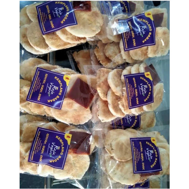 

kemplang badak vegetarian/kemplang badak palembang