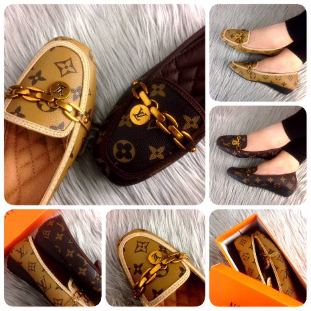 Sepatu flat Louis Vuitton Gwendolyn A39-111