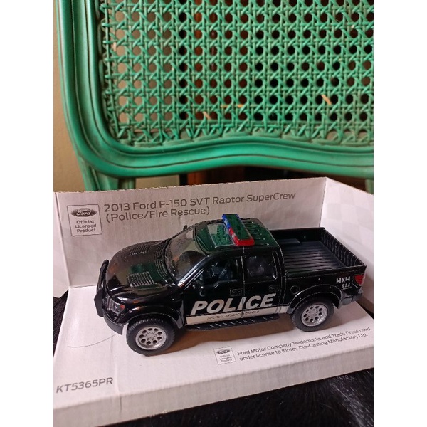 Kinsmart 2013 Ford F-150 SVT Raptor Supercrew police