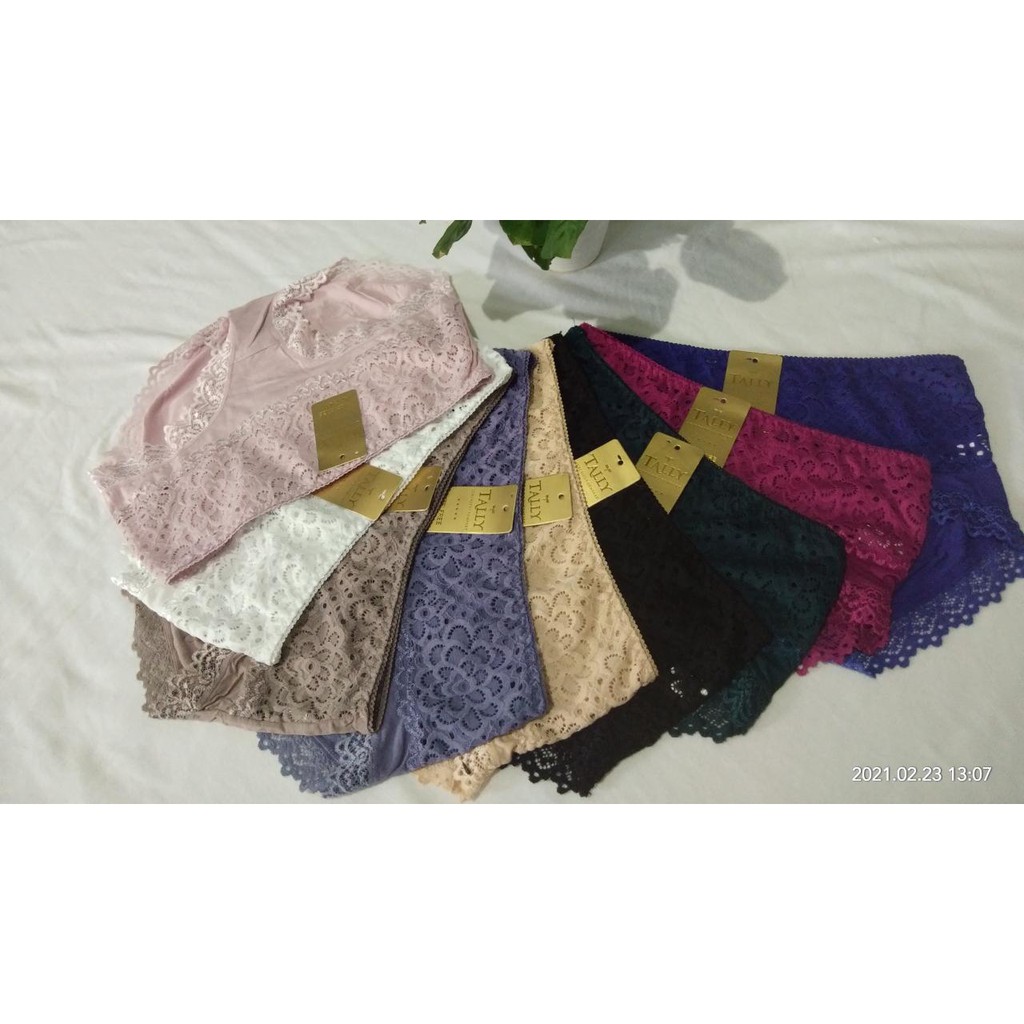 CELANA DALAM WANITA TALLY 431  BRUKAT CD RENDA BROKAT BAHAN KATUN