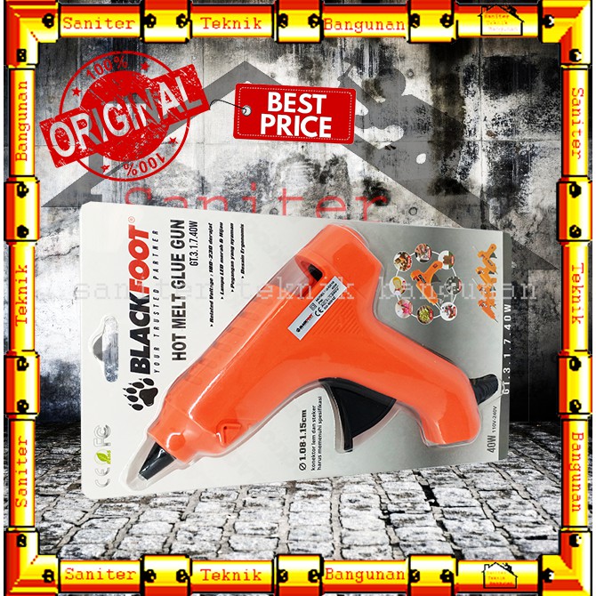 ALAT LEM TEMBAK-LEM TEMBAK-GLUE GUN BLACKFOOT 40 WATT