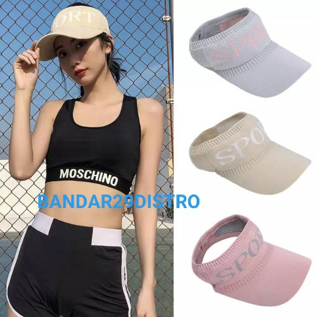 Topi wanita sport, topi golf, topi running, topi Rajutan  import dewasa