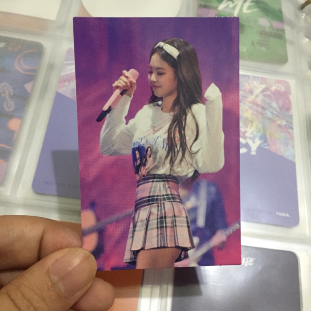BLACKPINK JENNIE PHOTOCARD OFFICIAL DVD IN YOUR AREA SEOUL PINK VERSION