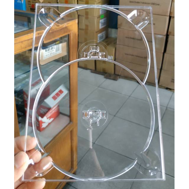 Kotak tray cd- tempat cd bening/tray cd