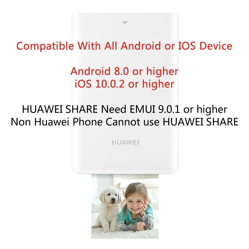 Huawei Zink Printer Foto Digital Bluetooth 5 0 300dpi Huawei Zink Printer Foto Digital Bluetooth 5 0 300dpi