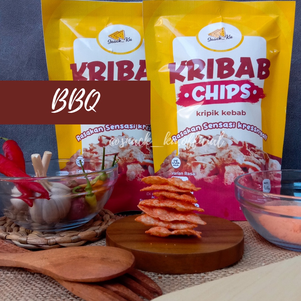 

Keripik Kebab / Tortila Chips BBQ / Kribab