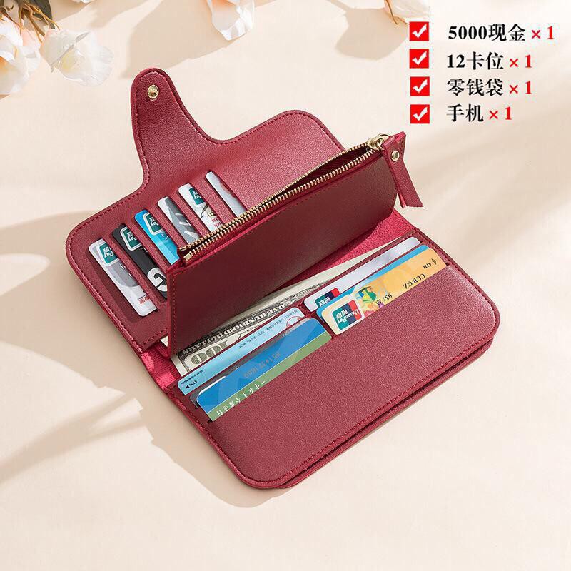 (COD) Dompet Lipat Wanita Dompet Panjang Women Wallet Pocket Fashion MALL SHOPPING