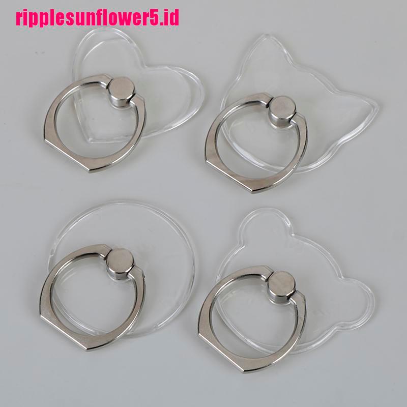 # Kaos T-Shirt Wanita Lengan Pendek Motif Print #Ring stand holder Transparan Untuk Handphone