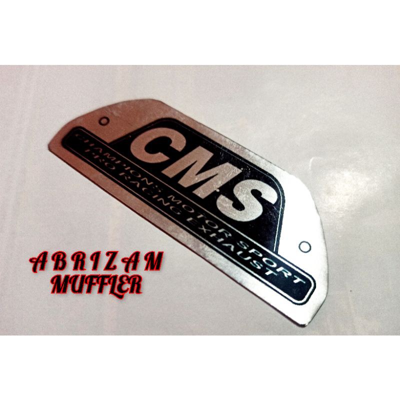 Emblem CMS Merk Untuk Knalpot Racing