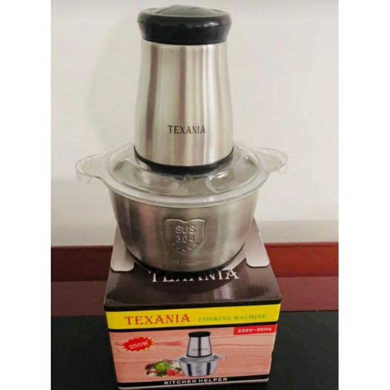Chopper Blender Daging Penggilingan Meat Blender Elektrik Stainless 2 Liter Texania