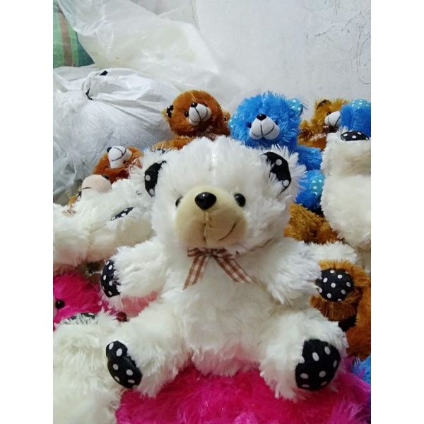 BONEKA BERUANG/ bear duduk / beruang pita 20cm