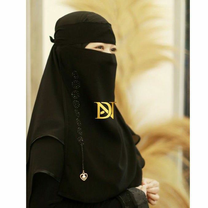 Niqab Bandana Niqab Cadar Niqab Yaman Cadar Bandana Niqob Viral Termurah Niqob SAFFA LIONTIN