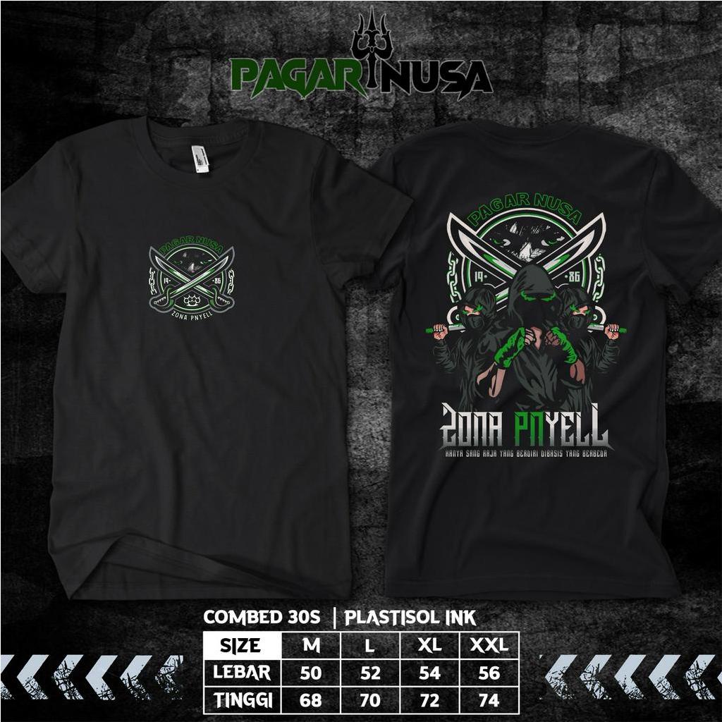 Kaos pagar nusa nyell sablon plastisol
