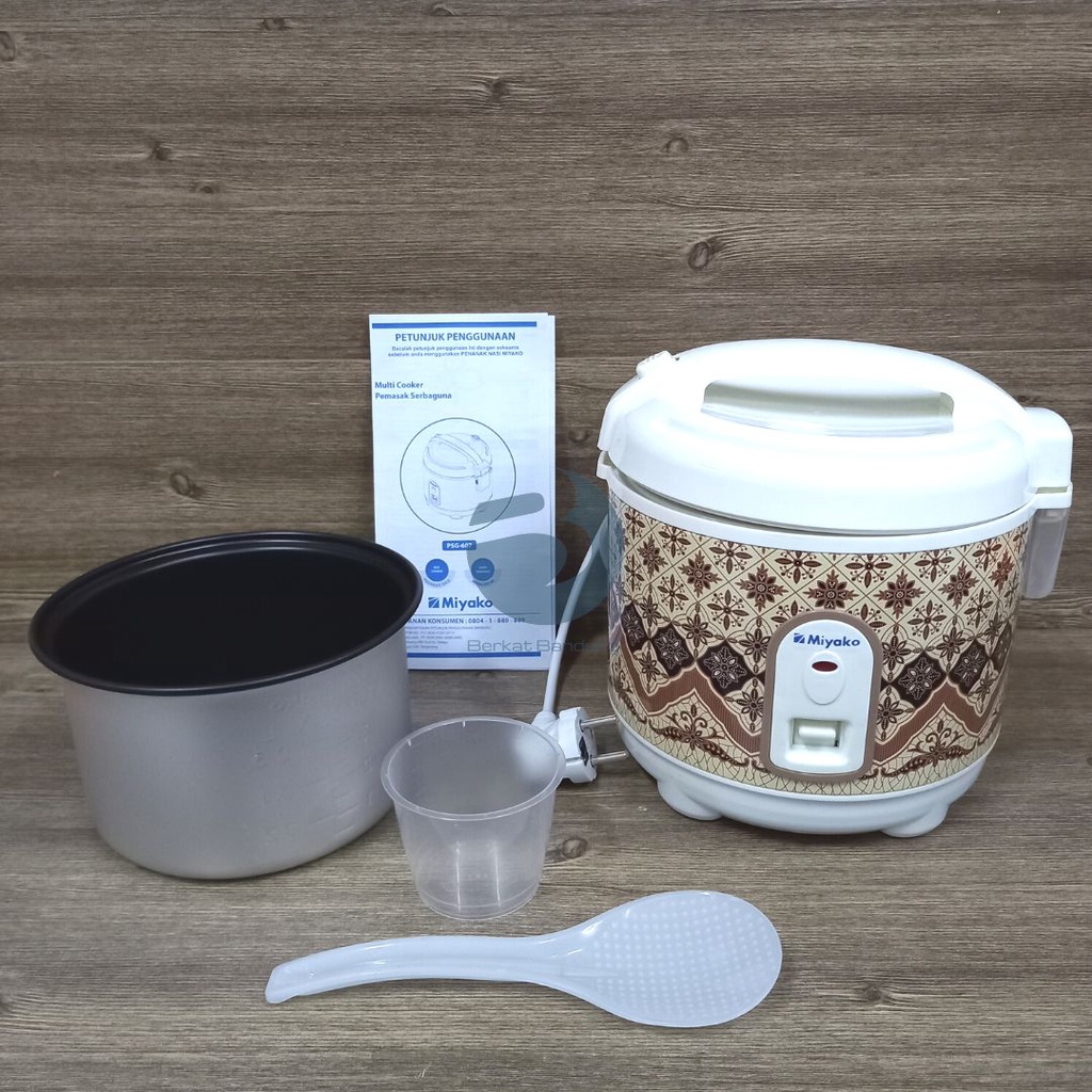 NEW MIYAKO Rice Cooker Magic Com MINI PSG-607 0,6 L Penanak Nasi Kecil