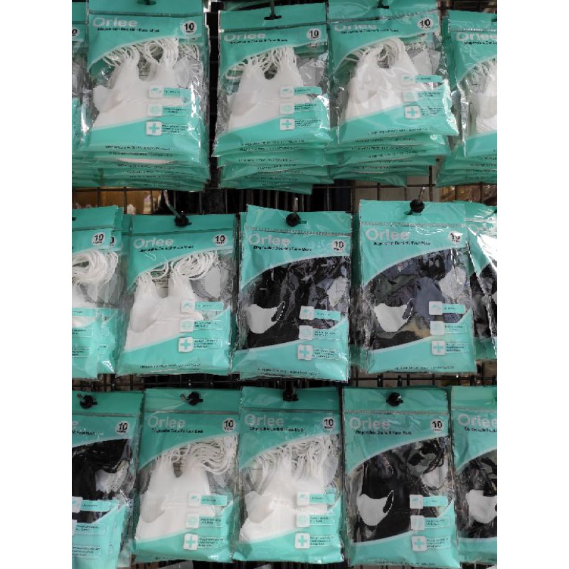 Masker duckbill hijab isi 10 pcs