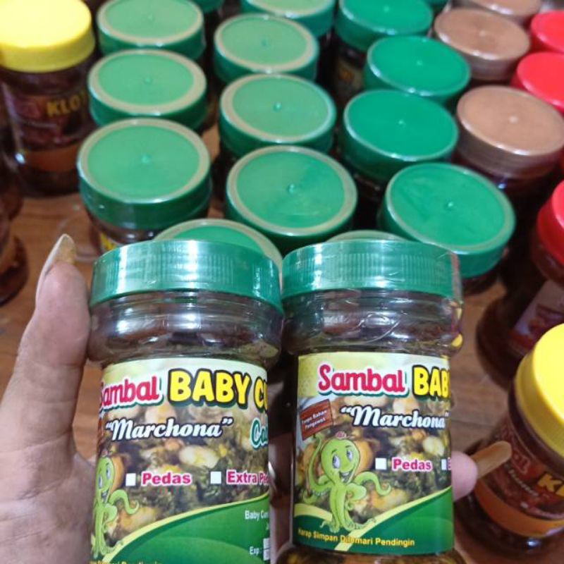 

fresh Aneka sambel (baby cumi, klotok, teri, dll)