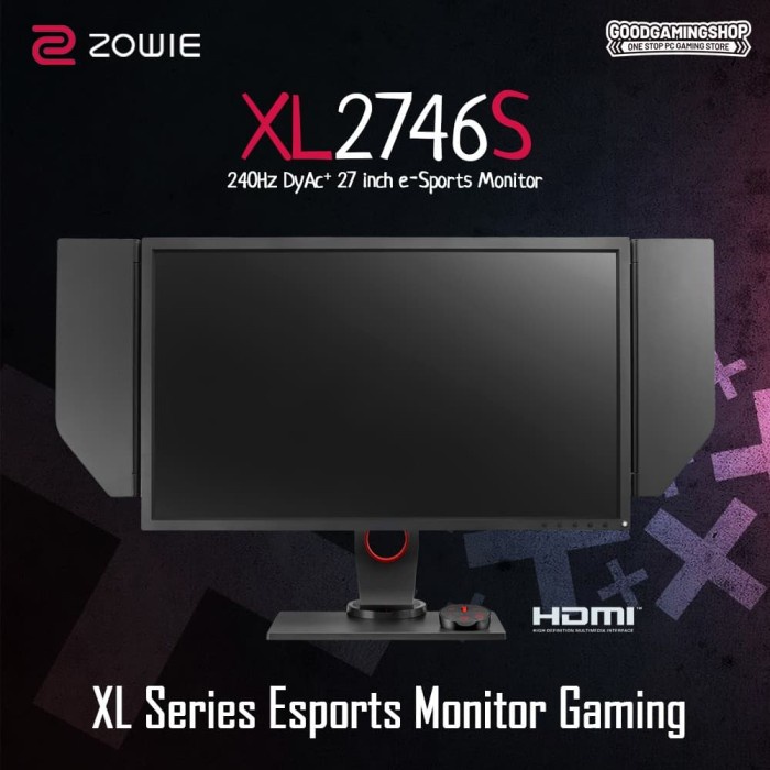 Zowie XL2746S - 240Hz DyAc⁺ 27 inch e-Sports Monitor