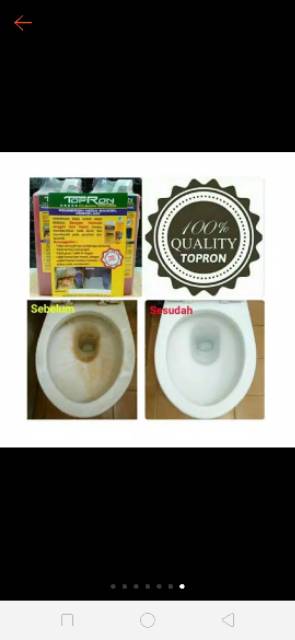 Topron Clean Power Pembersih Kerak Kamar Mandi Ukuran 1 Liter Gratis Kuas [ Instant &amp; Sameday ]