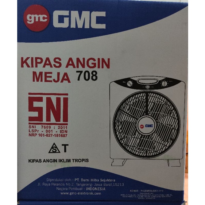 Kipas Angin Meja GMC 708