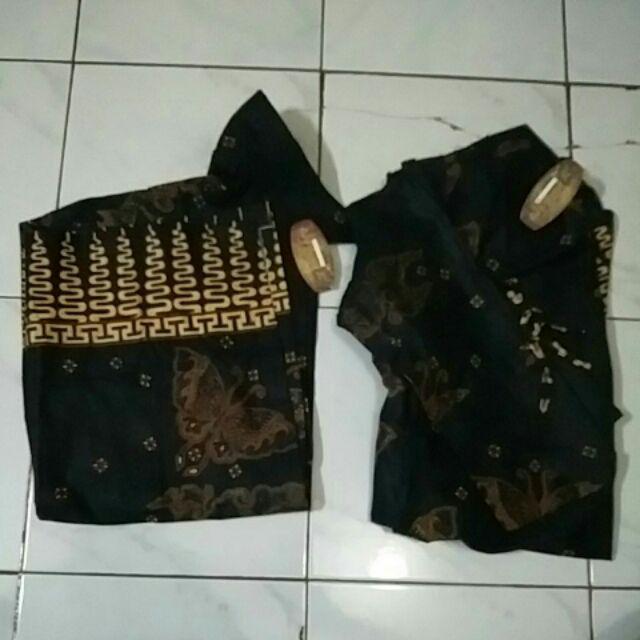 Grosir Batik - Couple Dress Tunik Batik Ziggy Kupu
