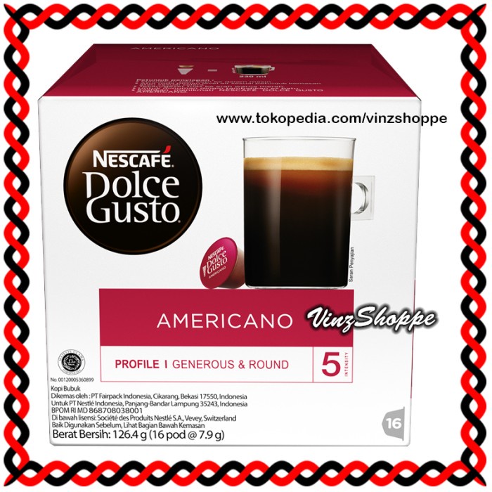 

Kopi - Nescafe Dolce Gusto Americano - Lokal