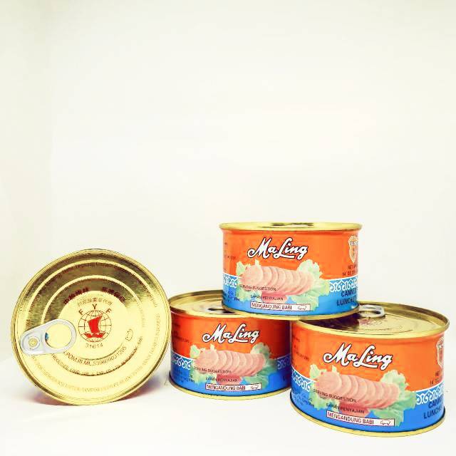 (JSO) Maling kaleng / Ma ling babi / luncheon meat / makanan kaleng 397 gr / daging ham babi